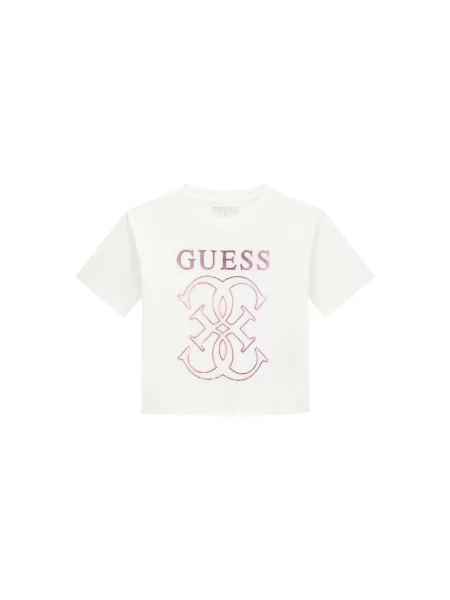 Guess Marškinėliai Regular Fit balta