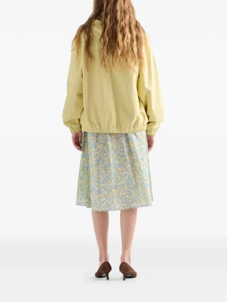 Fustă Prada cu model floral cu imagine albastru