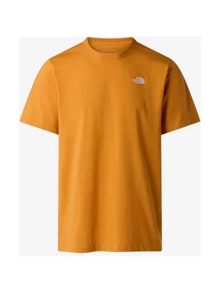 Koszulka z krótkim rękawem The North Face Simple Dome Evolution S pomarańczowa