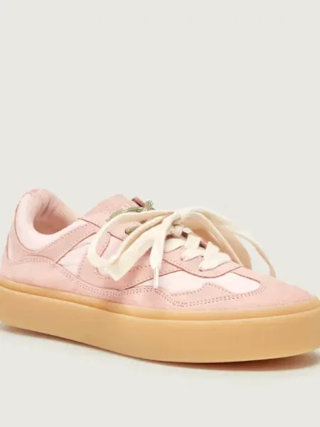 INUIKII Sneakers LYNN | piele întoarsă roz