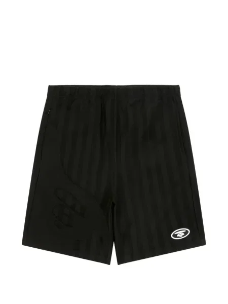 Pantaloni scurți Aape By A Bathing Ape cu autograf negru
