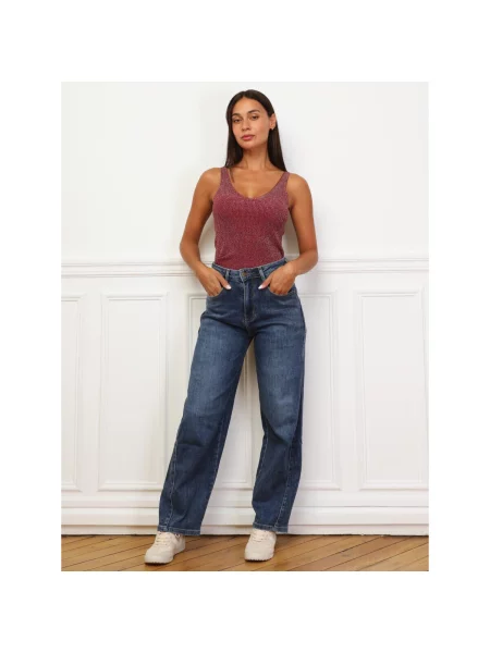 Blugi La Modeuse albastru