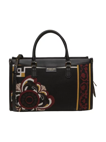 Shopperka My Best Bags skórzana czarna