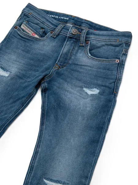 Jeansy dziecięce Diesel 1979 SLEENKER niebieskie