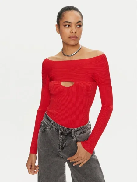 PINKO Pulover Amaranto roșu