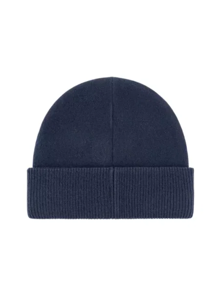 Czapka Emporio Armani z kaszmiru z logo czarna