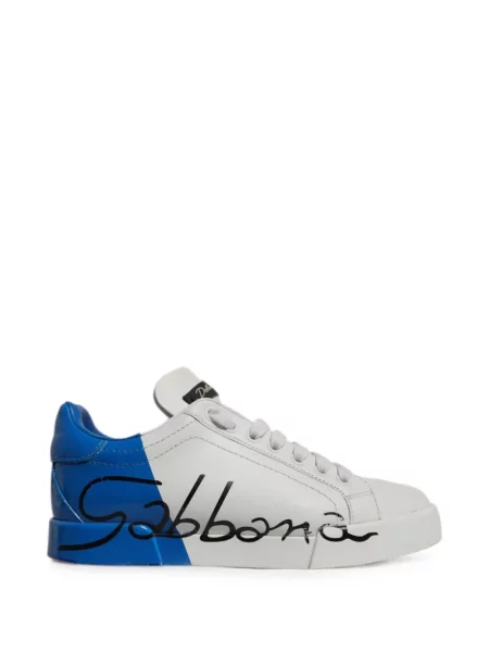 Sneakerși Dolce & Gabbana Portofino cu imagine alb