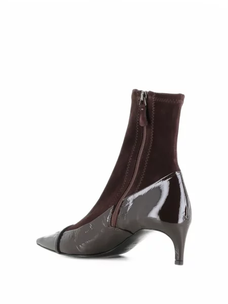 Botine Del Carlo cu cataramă maro