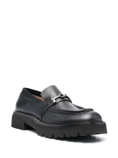 Pantofi loafer Ferragamo din piele chunky negru