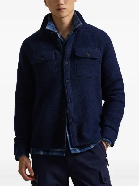 Șapcă Polo Ralph Lauren cu model herringbone din țesătură twill cu imagine albastru