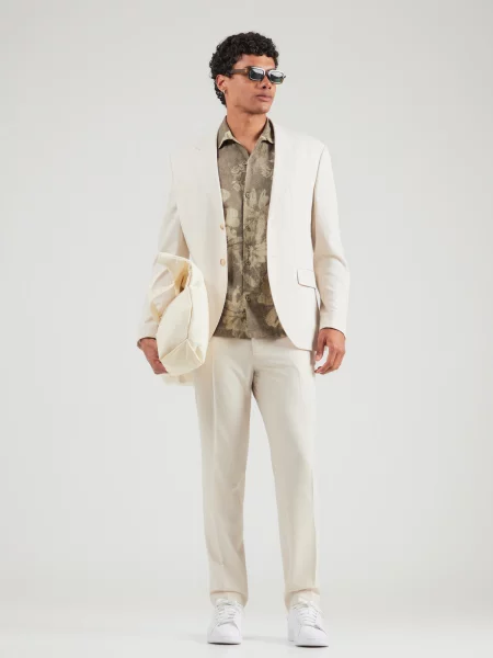 Jack & Jones Premium Oblek JPRBLAMARTIN krémová