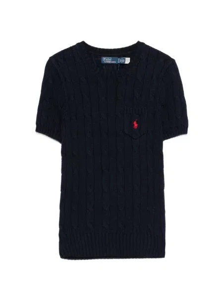 Tricou Polo Ralph Lauren tricotate albastru