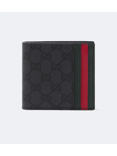 Portofel Gucci din canvas gri