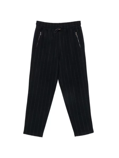 Pantaloni Eleventy cu cordon albastru