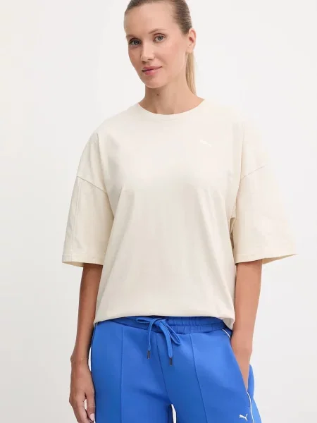 Тениска Puma дамска бежово