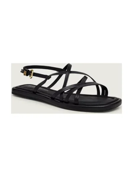 Tommy Hilfiger De piele sandale negru