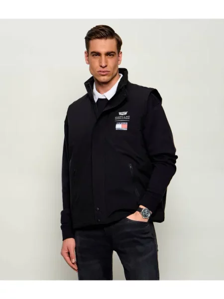 Tommy Hilfiger Vestă | Tommy Hilfiger x Cadillac Formula 1 Team negru
