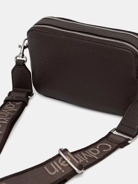 Calvin Klein keresztpántos táska női műbőr barna
