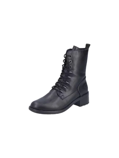 Pantofi Rieker cu șireturi negru