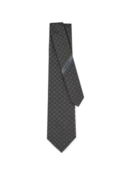 Cravată Ferragamo de mătase negru