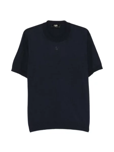 Tricou Fendi cu autograf albastru
