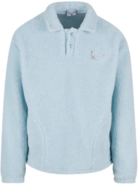 Karl Kani Pulover albastru deschis alb