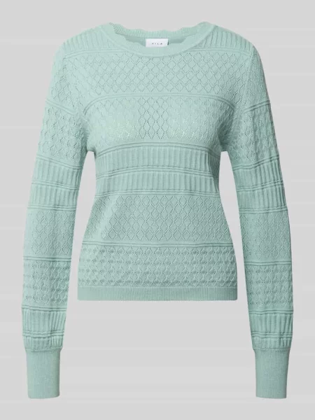 Sweter z mieszanki w kroju regular fit model Milos' Vila