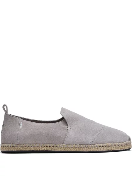 Espadrile Toms od brušene kože siva