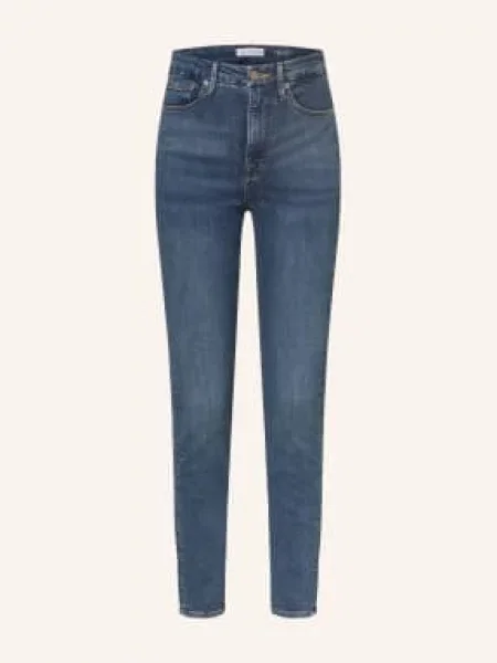 Good American Úzké Džíny Good Legs Skinny blue modré