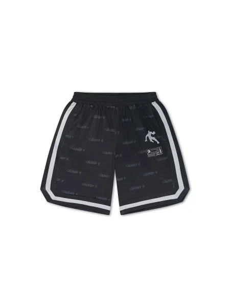 Pantaloni sport negru alb