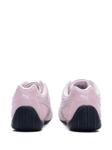 Csíkos sneaker Puma autogrammal rózsaszín
