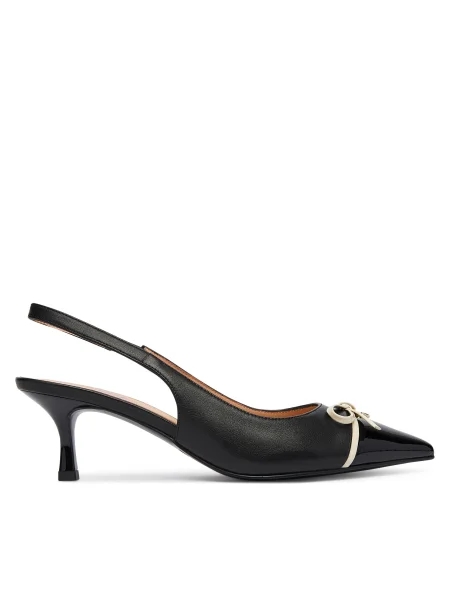 Pantofi Love Moschino cu funde negru
