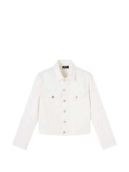 Geacă de blugi A.p.c. alb