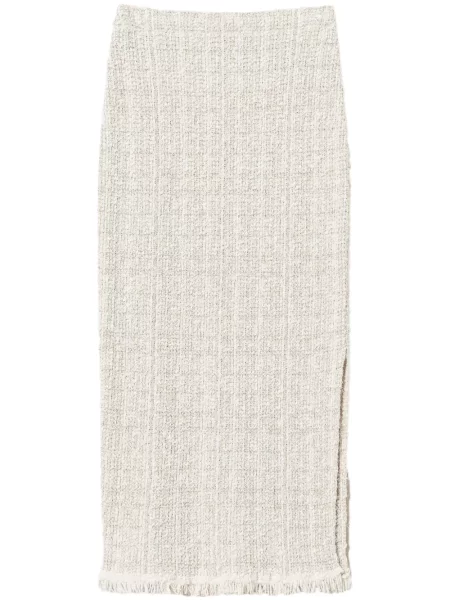 Fustă midi Twinset din jacard până la genunchi