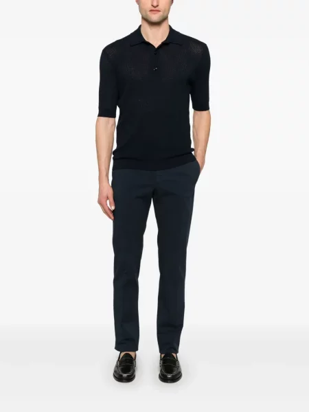 Polo Lardini tricotate albastru