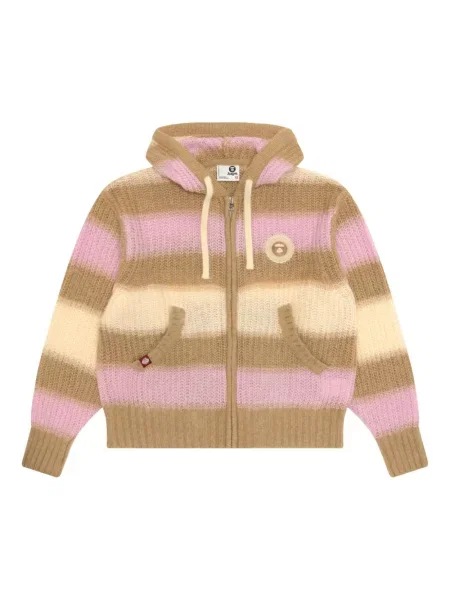 Kardigan Aape By A Bathing Ape w paski z kapturem