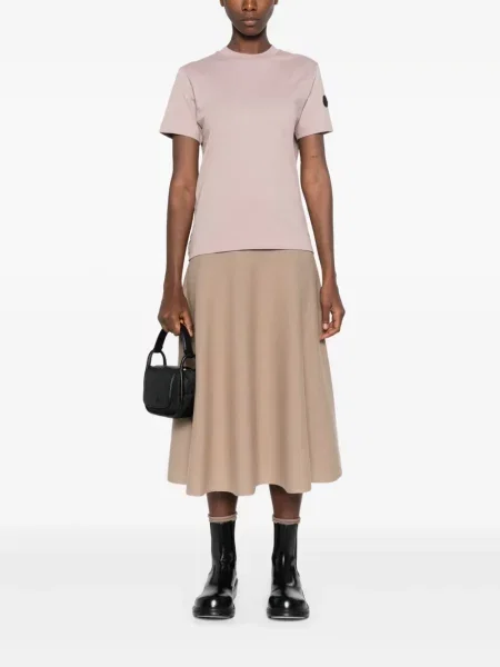 Marškinėliai Moncler rožinė