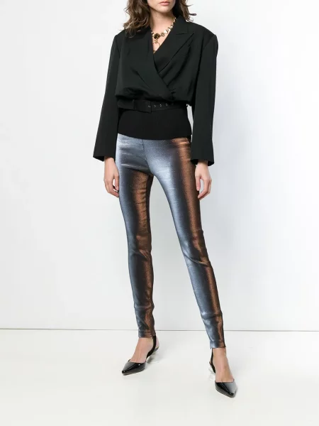 Žebrované pás sako Jean Paul Gaultier Pre-owned černé
