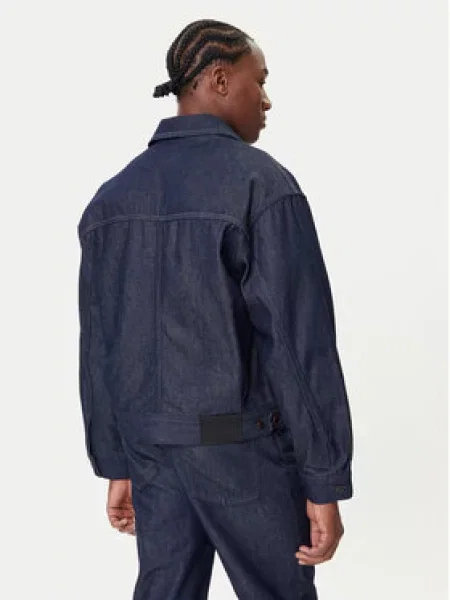 HUGO Jeans jakna Mornarsko modra