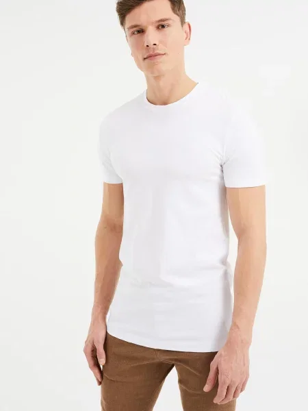 WE Fashion Tricou alb