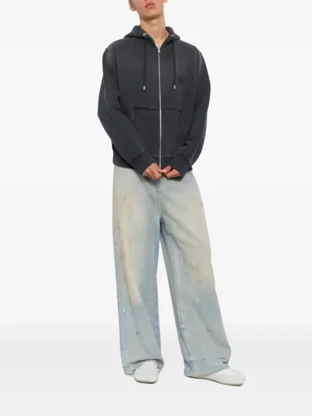 Hoodie Wooyoungmi με σχέδιο γκρι