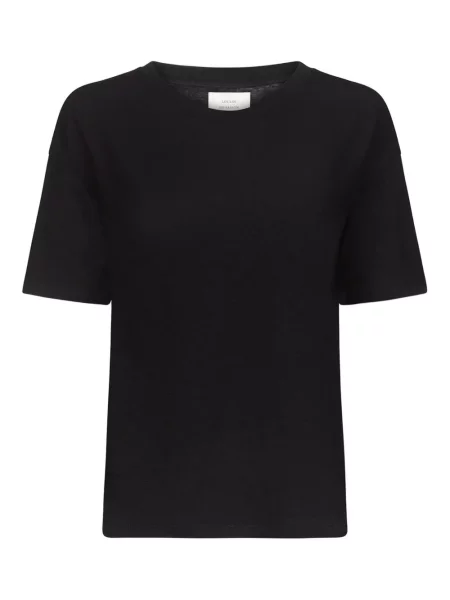 Tricou Loulou De Saison scurt negru