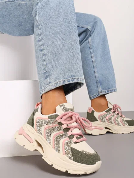Sneakerși Inny verde