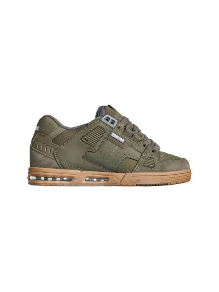Pantofi Globe din piele verde