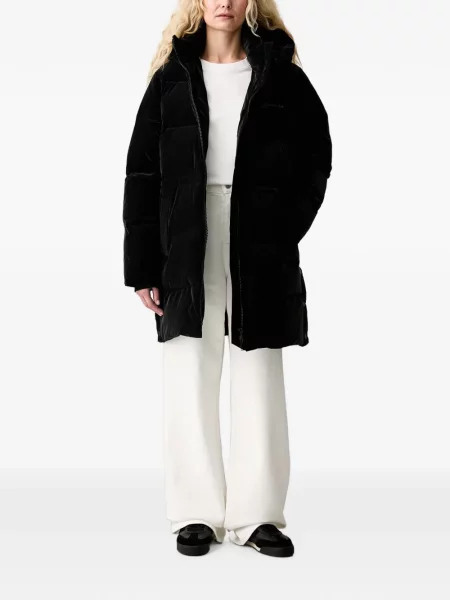 Ватиран палто Karl Lagerfeld Jeans черно