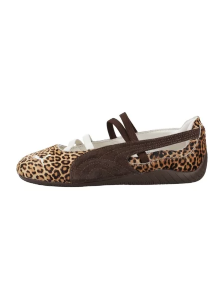 Pantofi Puma cu model leopard galben