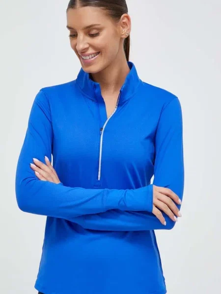 Geacă Under Armour alergare de jumătate de fermoar negru