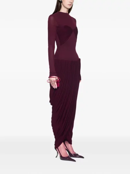 Rochie maxi Chats By C.dam roșu