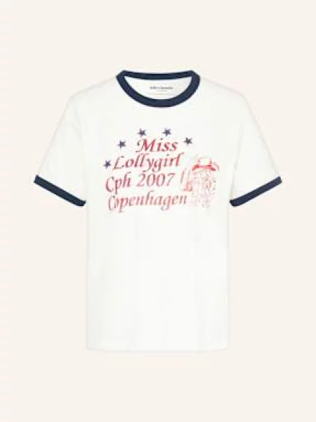 Lollys Laundry T-Shirt Missll weiss biała
