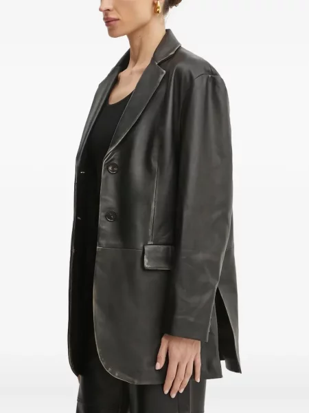 Sacou Liviana Conti din piele negru
